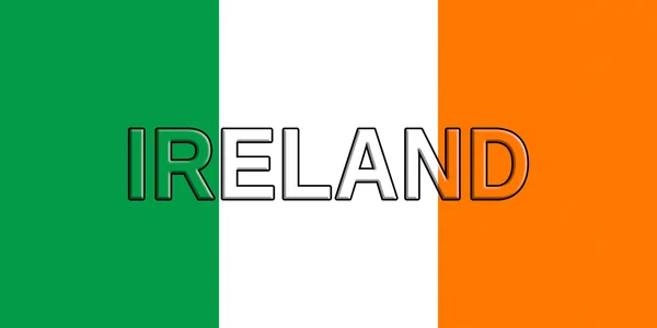 Bandeira da Irlanda — Fotografia de Stock