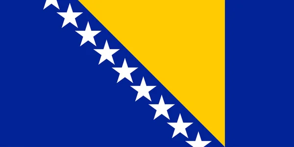 Drapeau de Bosnie-Herzégovine — Photo