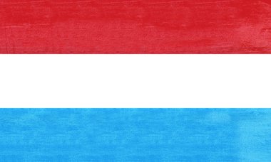 Lüksemburg Grunge bayrağı