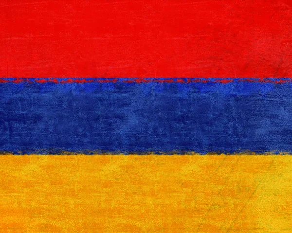 Vlag van Armenië Grunge — Stockfoto