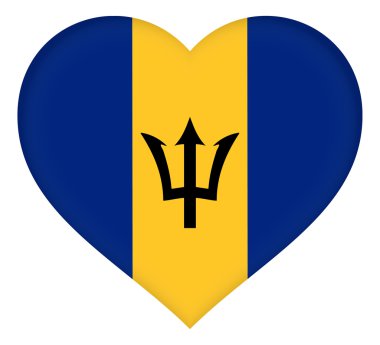 Barbados kalp bayrağı