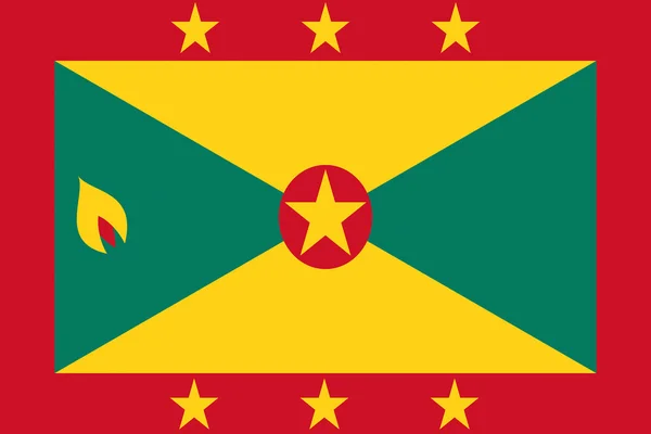 Bendera Grenada — Stok Foto