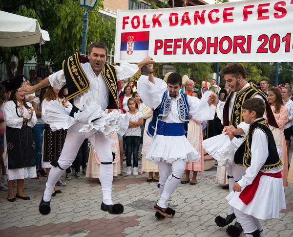 Grekiska dansare — Stockfoto