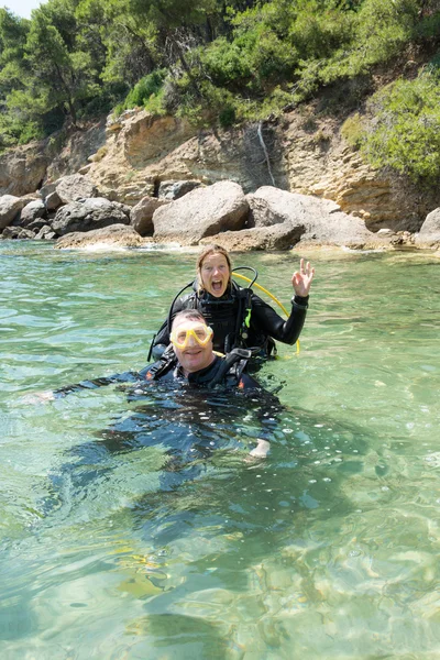 Fun Scuba Diving — Stock Photo, Image