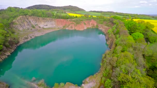 Heart Shapped Quarry — Stock Video