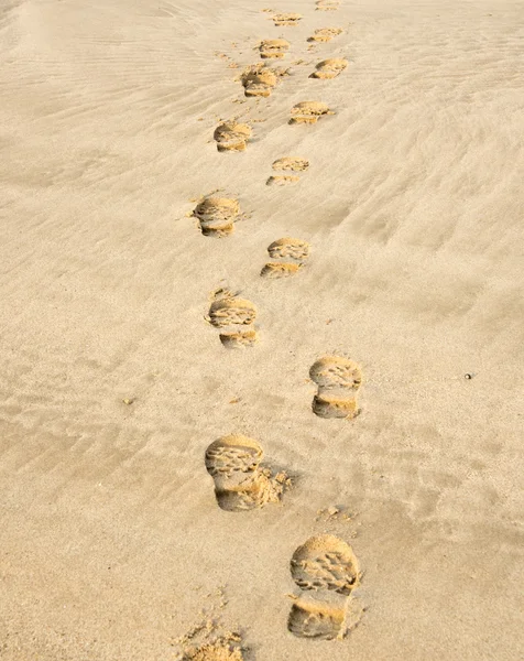 Footprints in the Sand — Stock Photo, Image