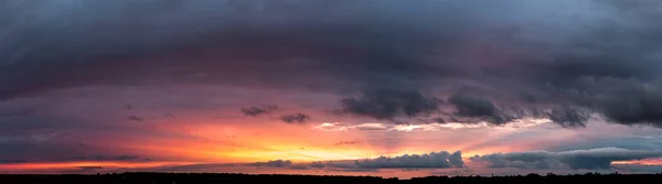 Bunt Bewölkter Himmel Bei Sonnenuntergang Farbverlauf Himmel Textur Abstrakte Natur — Stockfoto