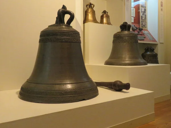 Rusko Město Valdai Exponáty Bell Museum Tyto Zvony Byly Vytvořeny Royalty Free Stock Obrázky