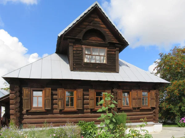 Staden Suzdal Gamla Byggnader Har Bevarats Arkitektur Kyrkor Och Kloster — Stockfoto