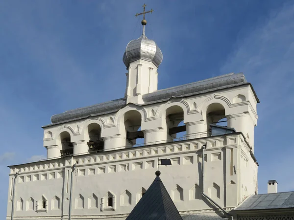 Россия Великий Новгород Кремль Колокольня Кремле — стоковое фото