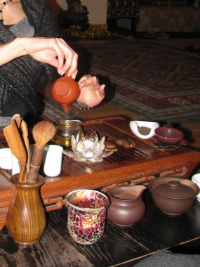 Moskova. Moskova 'da da bir çay evi var. Burada çay seremonisine katılabilirsin..                               