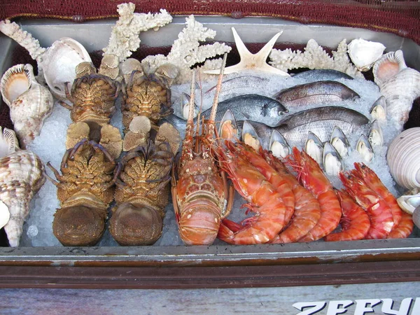 Island Crete Seafood Island Crete — Stock Photo, Image