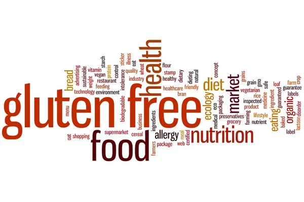 Gluten free word cloud