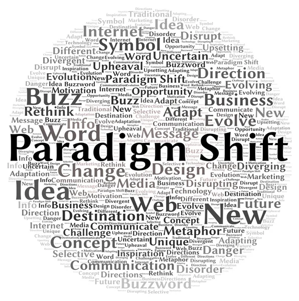 Paradigm shift word cloud — Stock Photo © ibreakstock 99568888
