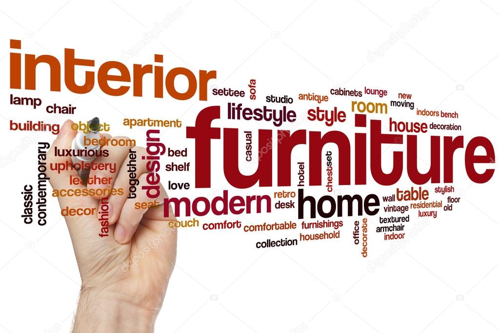 Furniture word cloud — Stock Photo © ibreakstock 105204648