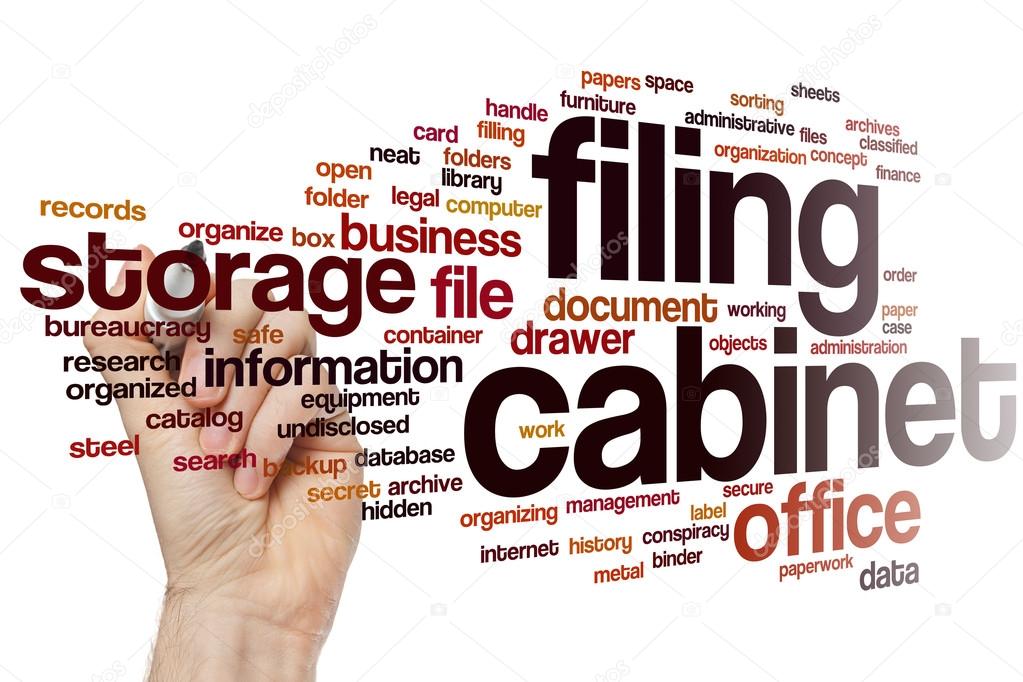 Filing Cabinet Word Cloud Stock Photo C Ibreakstock 105206910
