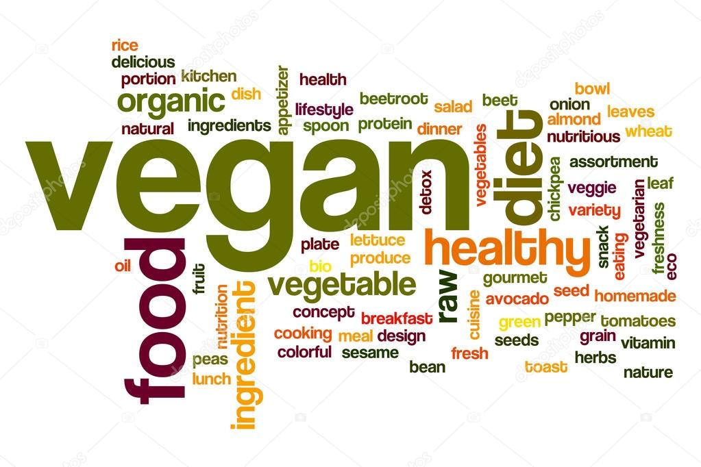 Vegan word cloud concept — Stock Photo © ibreakstock 118517076
