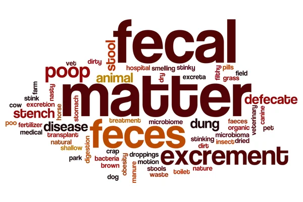 Fecal matter word cloud