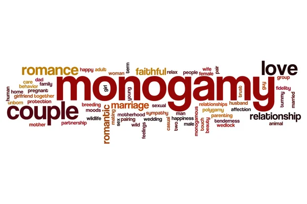 Monogamy word cloud