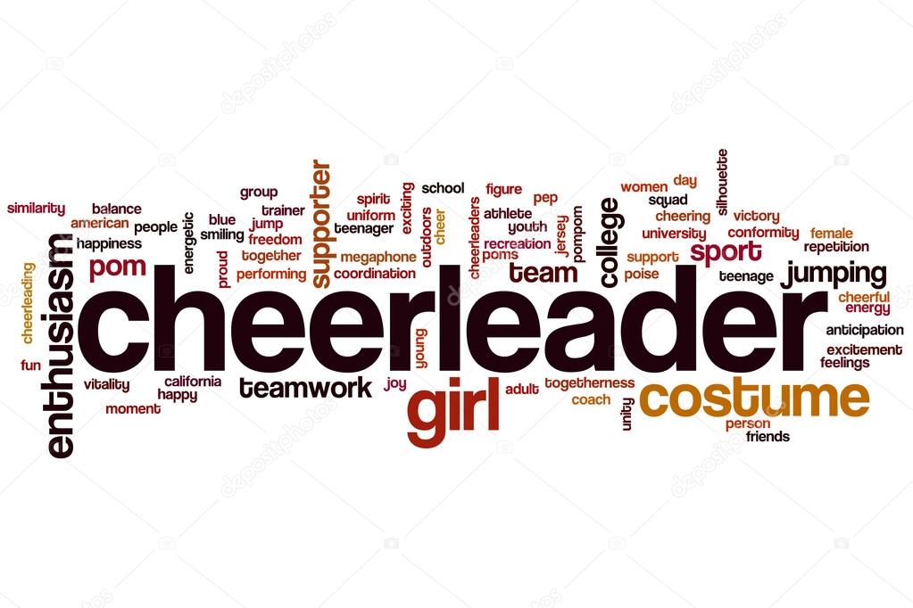 Cheerleader word cloud Stock Photo by ©ibreakstock 99565970