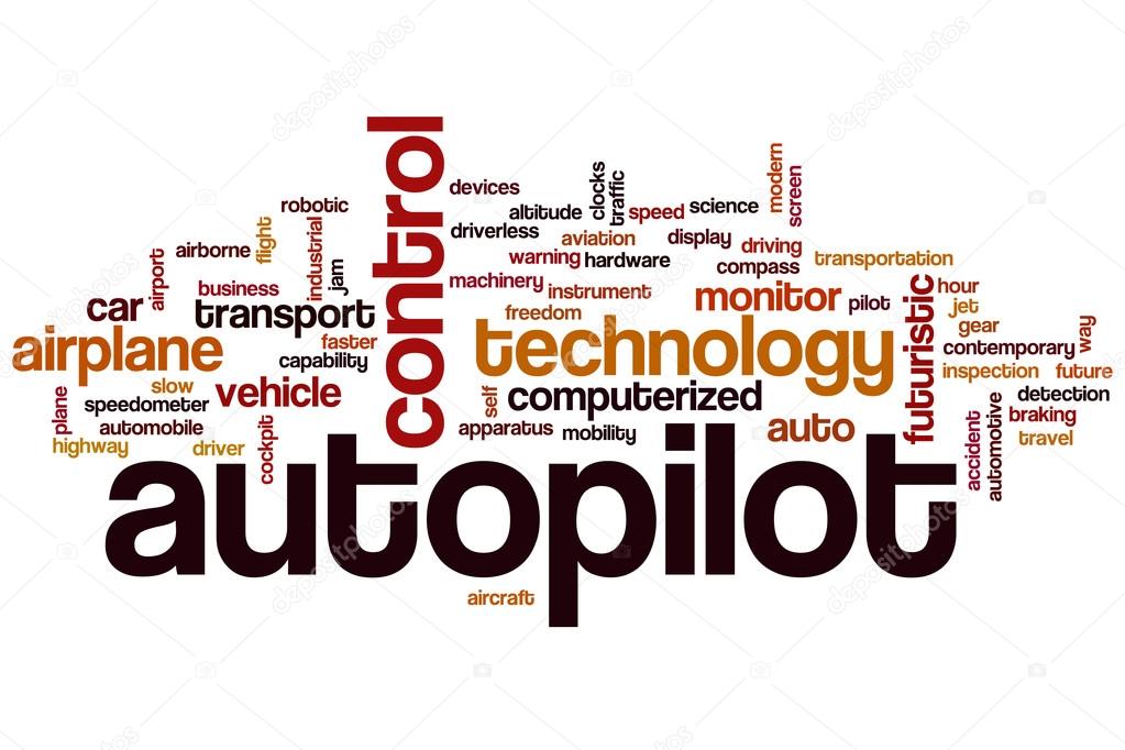 Autopilot word cloud Stock Photo by ©ibreakstock 99569836