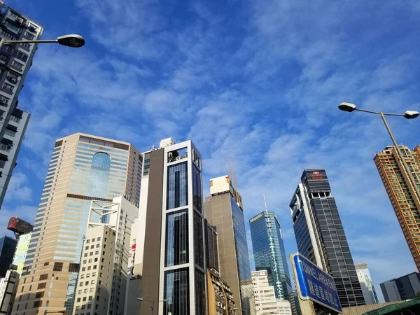 Кунг Конг Чина Листопад 2020 Площа Магазину Сучасна Архітектура Бухті — стокове фото