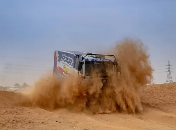 Horimlaa Saudi Arabia January 2021 Man Racing Truck Team Polaris — Stok fotoğraf