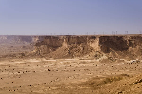 Tuwaiq Escarpment Dhurma Riyadh Saudi Arabia — Stok fotoğraf