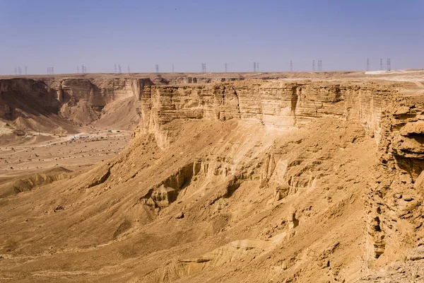 Tuwaiq Escarpment Dhurma Riyadh Saudi Arabia — Stok fotoğraf