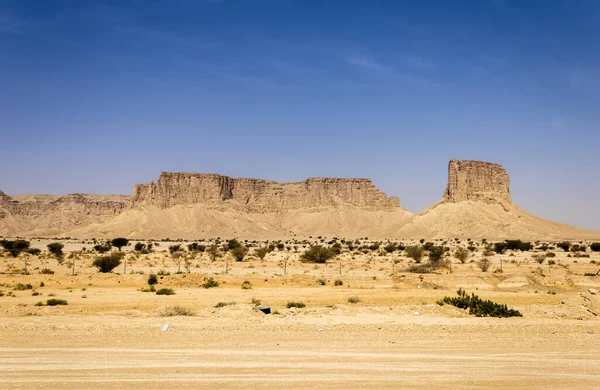 Sandsteinformationen Von Jabal Tuwaiq Bei Riad Saudi Arabien — Stockfoto