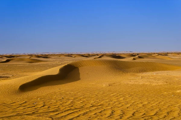 Sanddünen Bei Sonnenuntergang Saudi Arabien — Stockfoto