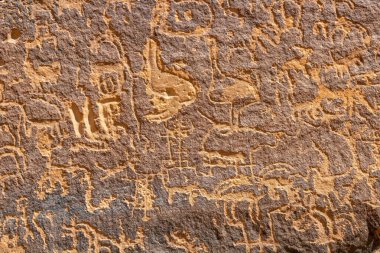 Graffiti Kayası (Qaryat al Asba), Musayqirah, Riyad Eyaleti, Suudi Arabistan