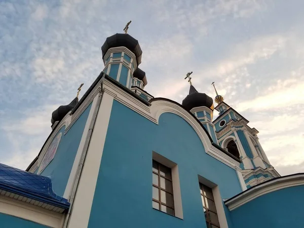 Kościół Ślubny Uspenskaya Tserkov Kaluga Rosja — Zdjęcie stockowe
