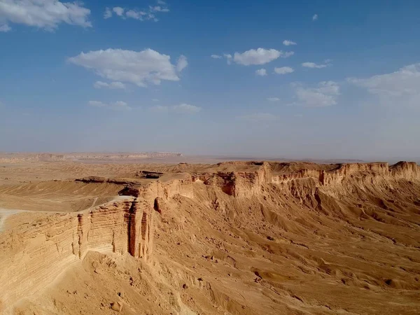 Dünyanın Kıyısı Suudi Arabistan Riyad Kenti Yakınlarında Popüler Bir Turizm — Stok fotoğraf