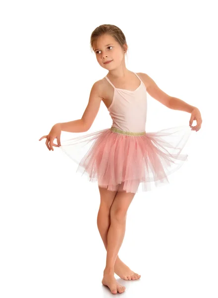 Flexible little ballerina — Stock Photo, Image