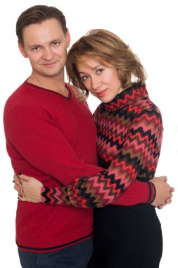 Aşık mutlu bir çift.