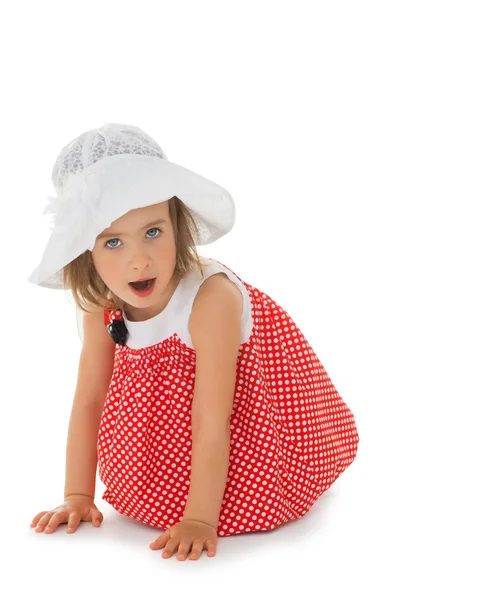 Funny little girl — Stock Photo, Image