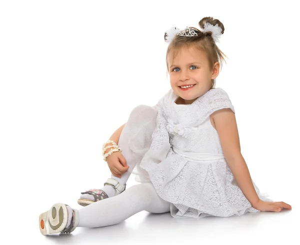 Niedliche kleine Prinzessin — Stockfoto