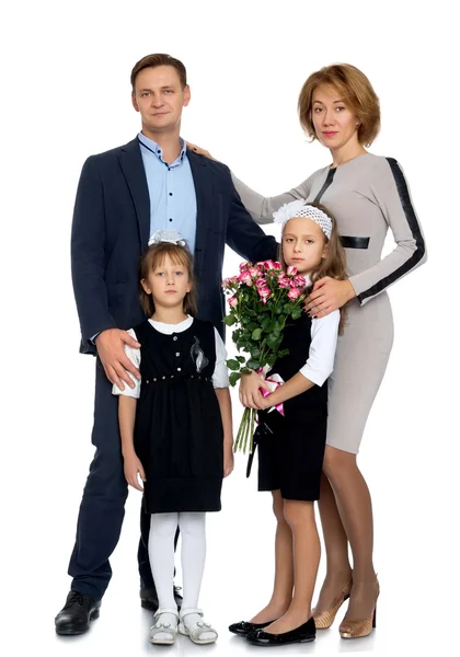 Beautiful family portrait — Stock Photo, Image