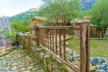 Antik Taş Duvar Doğal Taşlardan Yapılmış, Eski Masonluk