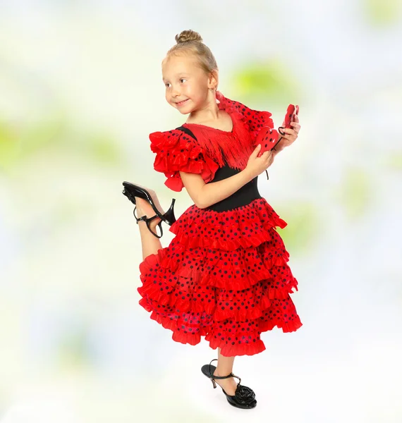 Groep van kinderen acrobaten — Stockfoto