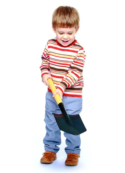 Boy plays — Stock Photo, Image