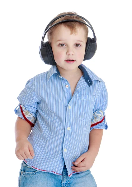 Retrato de estudio de un niño pequeño . — Foto de Stock