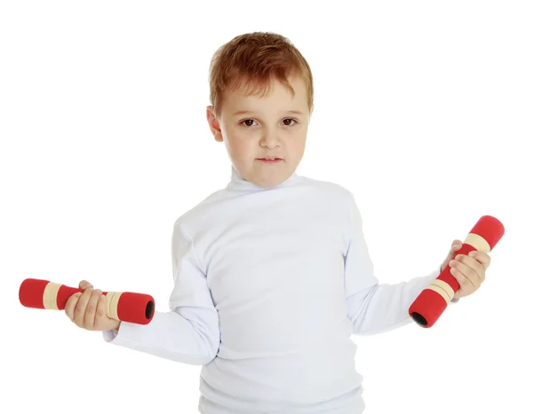 Retrato de estudio de un niño pequeño . —  Fotos de Stock