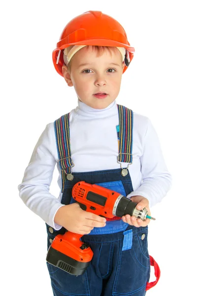 Retrato de estudio de un niño pequeño . — Foto de Stock