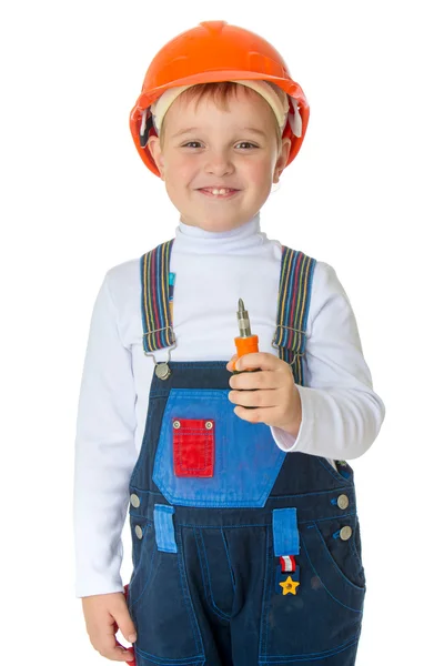 Retrato de estudio de un niño pequeño . —  Fotos de Stock