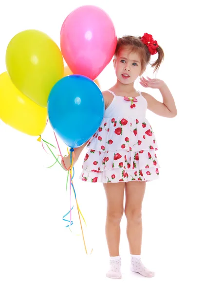 Cheerful little girl — Stock Photo, Image