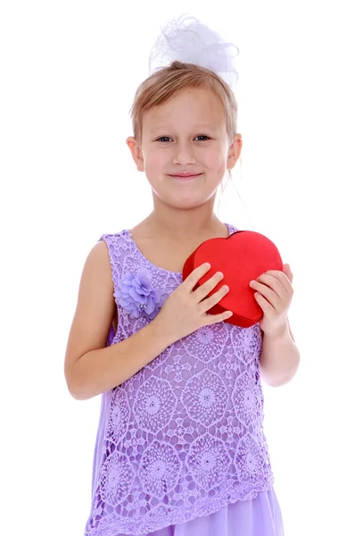 Niña alegre. — Foto de Stock