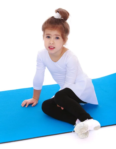 Studio photography of a little girl. — Stock Photo, Image