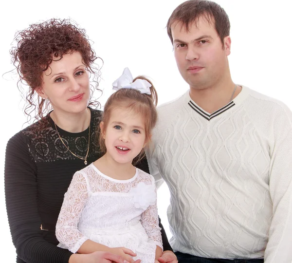 Glückliche junge Familie. — Stockfoto